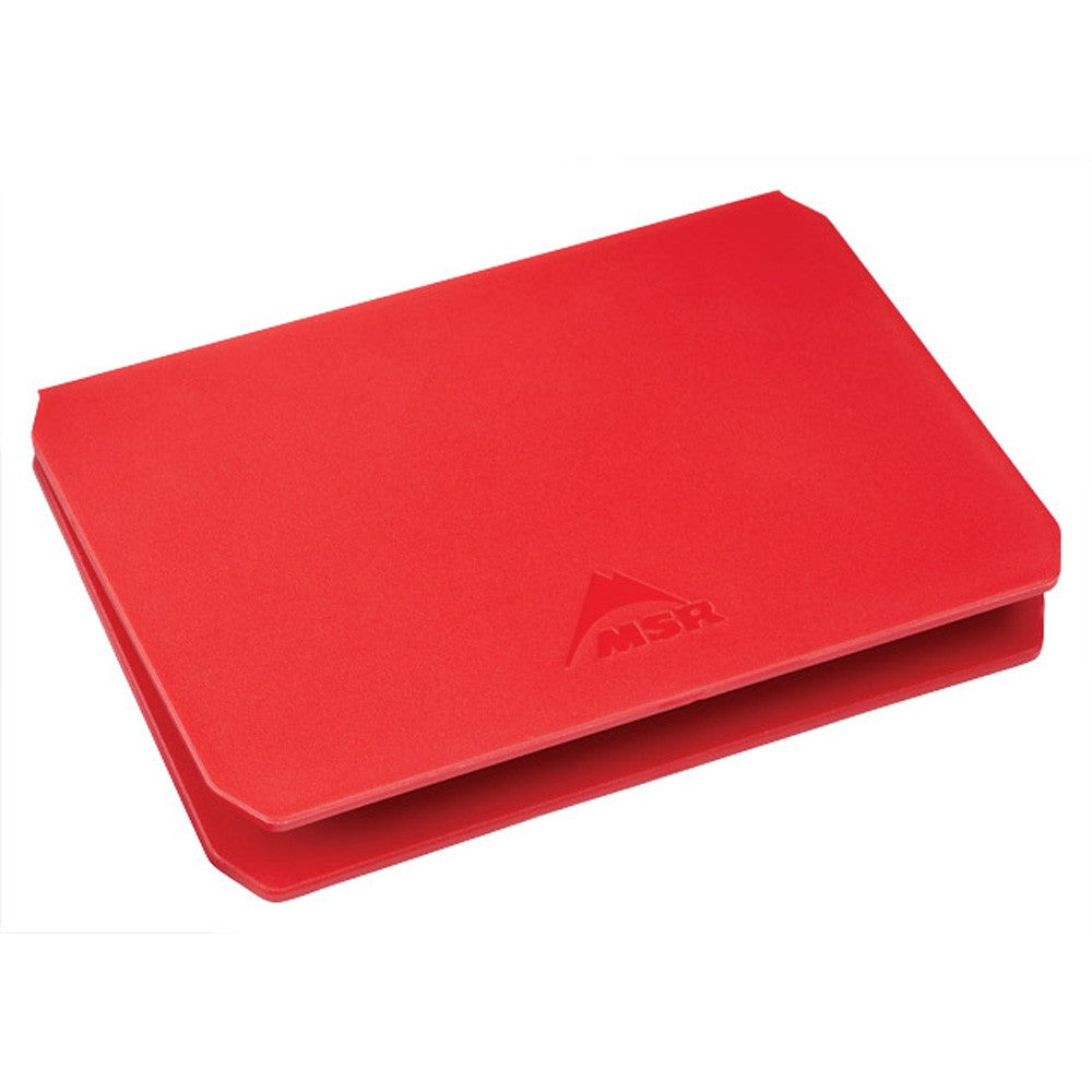MSR Alpine Deluxe Planche à Découper Pliante Pour Camping – Rouge, 175,8 G, Polypropylène Sans BPA