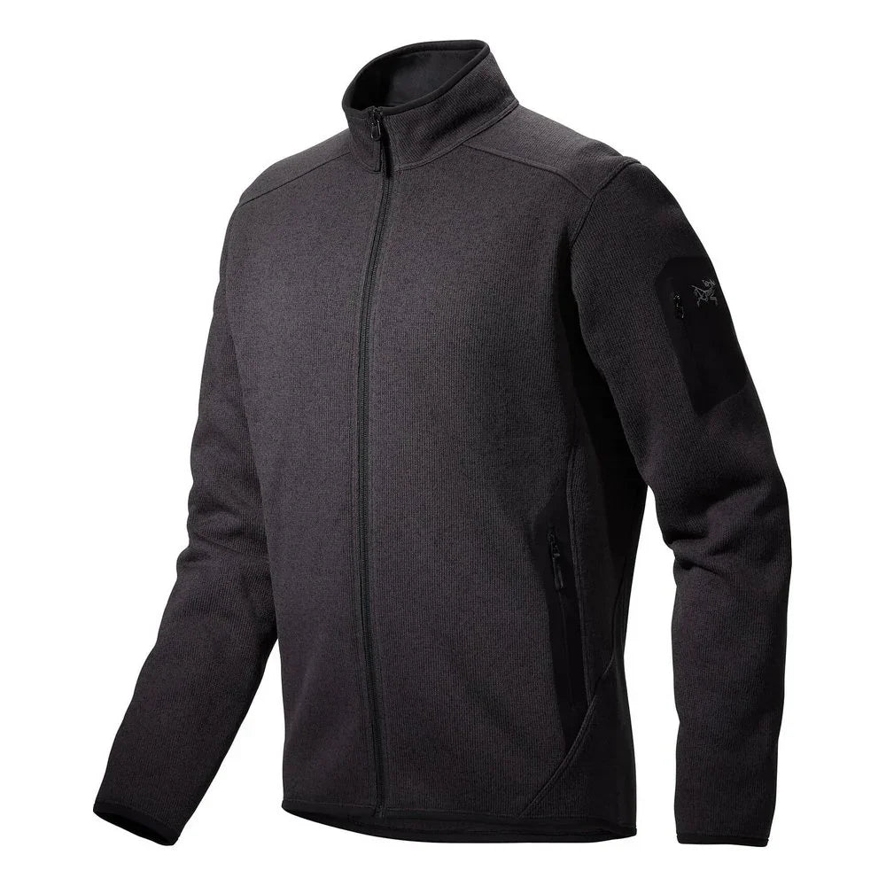 Pull Homme Arc'teryx Cordon Manches Longues Laine Mélangée Vert Olive S