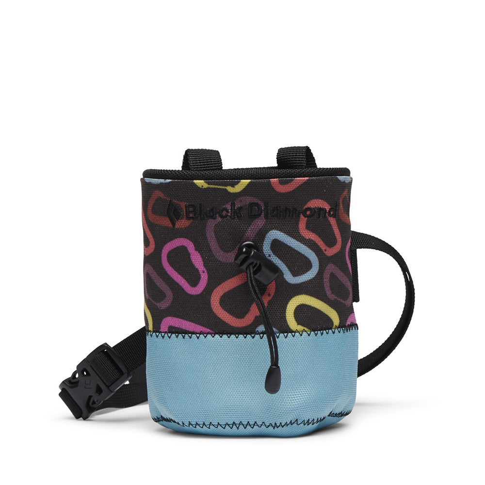 Sac à Magnésie Black Diamond Mojo – Forme Cylindrique, Fond TPU, Doublure Polaire, 80g