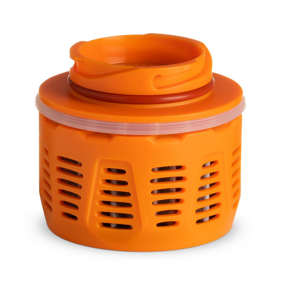 Pack GRAYL GeoPress Premium – Gourde Filtre + Cartouche Rechange 500L, élimine 99,99% Virus/bactéries, Camping Et Survie