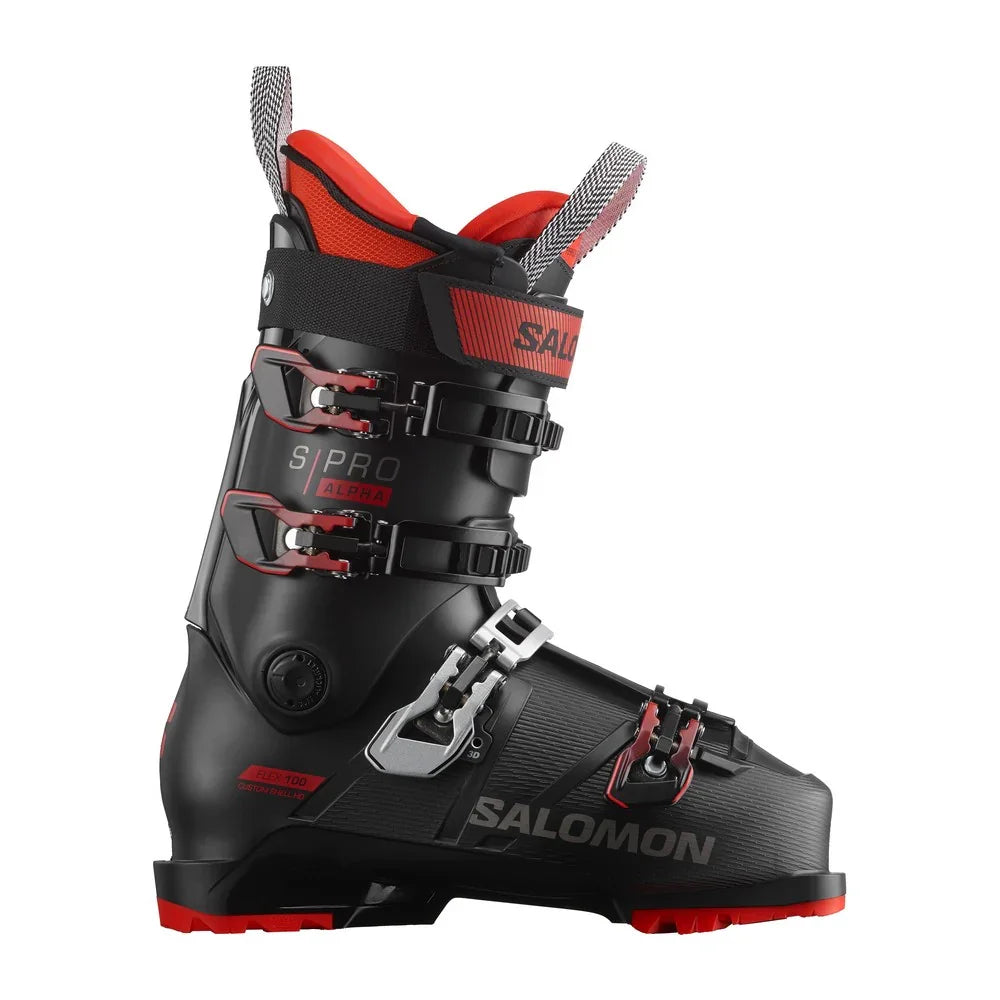 bottes de ski de fond salomon alpin S/Pro Alpha 100 (hommes) – La Cordée Color:White - Tinted Black Visor Mancro Business Water Resistant adventure-prime