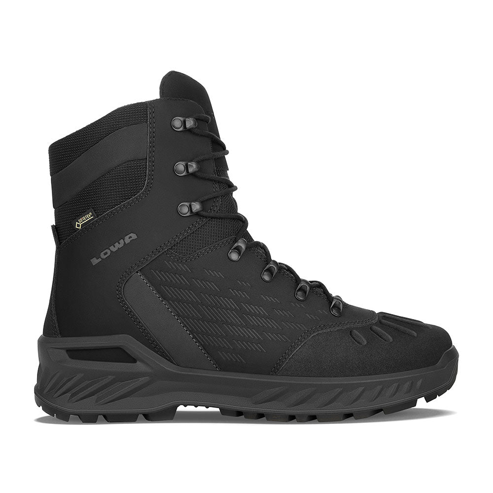 Bottes D'Hiver Lowa Calceta GTX Noir Gris Daim - Taille US 7.5 (EU 39/40) - Occasion Très Bon État