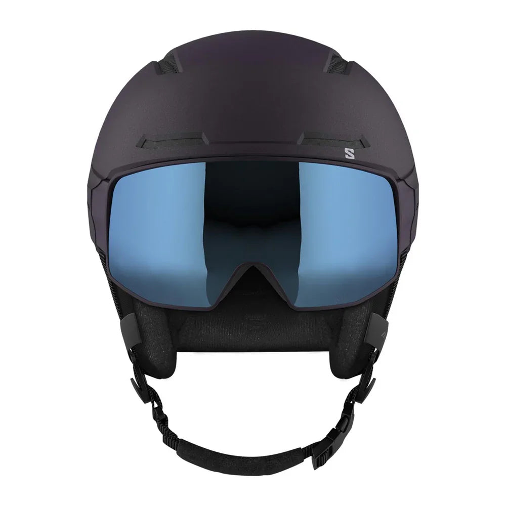casque ski salomon driver Pro Sigma MIPS Helmet Grey Violet S by reducing the rotational force transmitted to the brain.In terms of comfort DRIVER PRIME SIGMA PHOTO MIPS