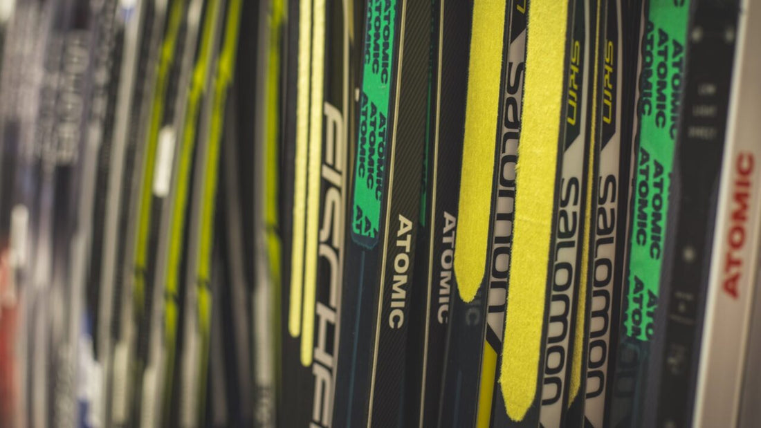 Les skis de fond à peaux de mohair intégrée