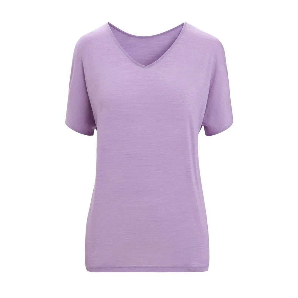 T-shirt à col en V réversible Icebreaker Drayden (femmes)