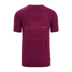 T-shirt Icebreaker Tech Lite II Mountain Sunset (hommes)