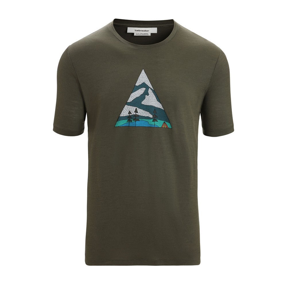 T-shirt Icebreaker Tech Lite II Camping (hommes)