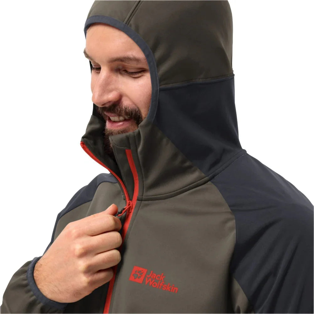 Manteau à capuchon Jack Wolfskin Feldberg (hommes)