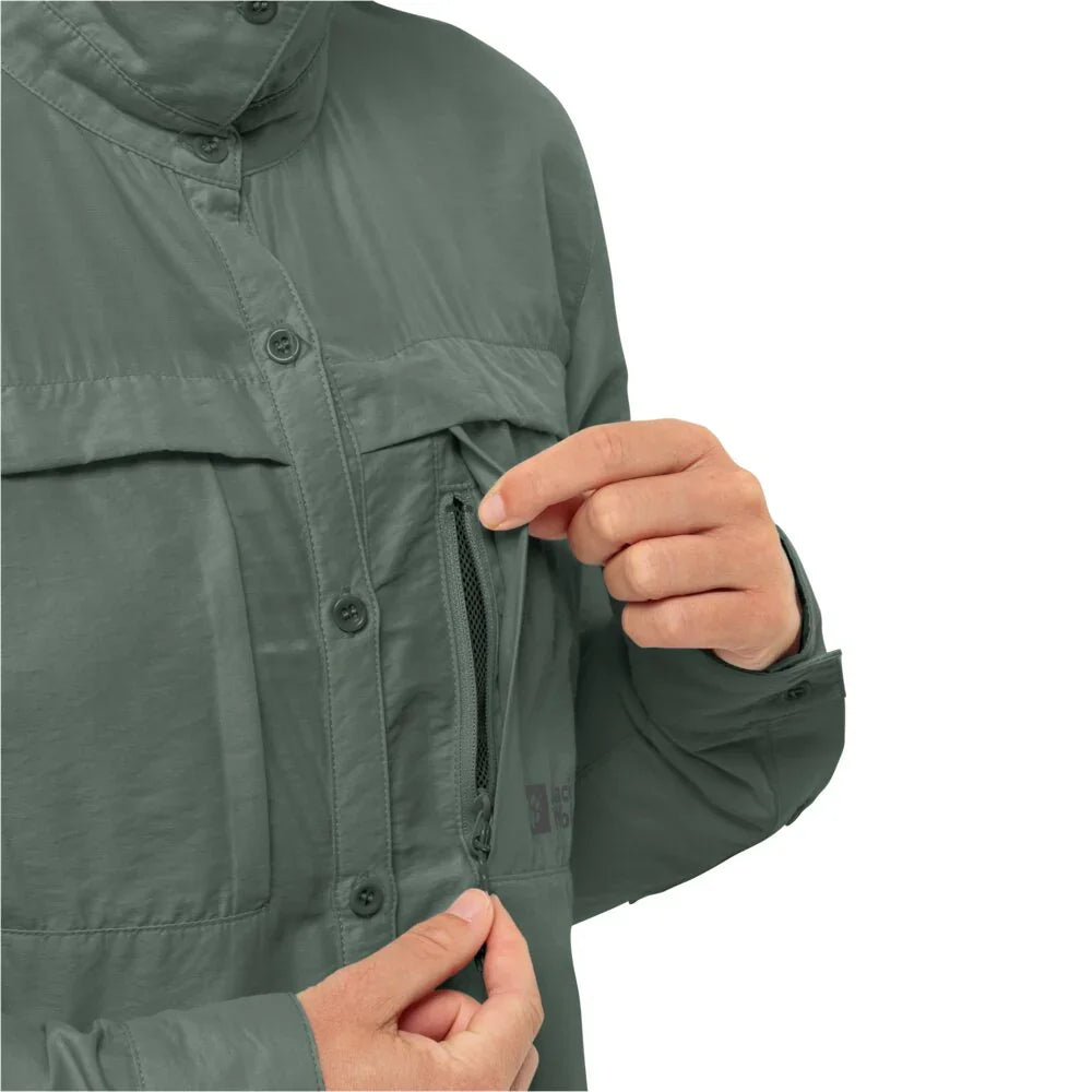 Jack Wolfskin W's Barrier Mosquito Protection Long Sleeve Shirt