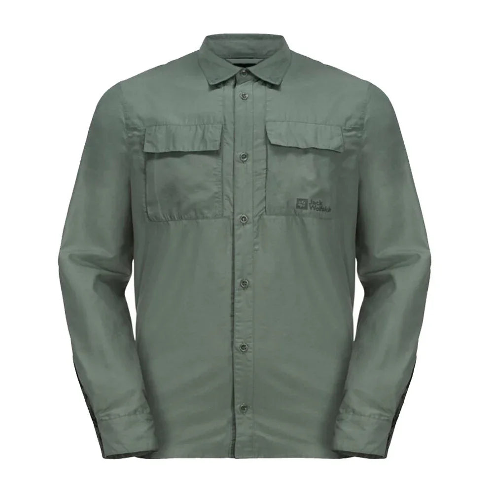 Chemise à manches longues Jack Wolfskin Barrier Mosquito Protection (hommes)