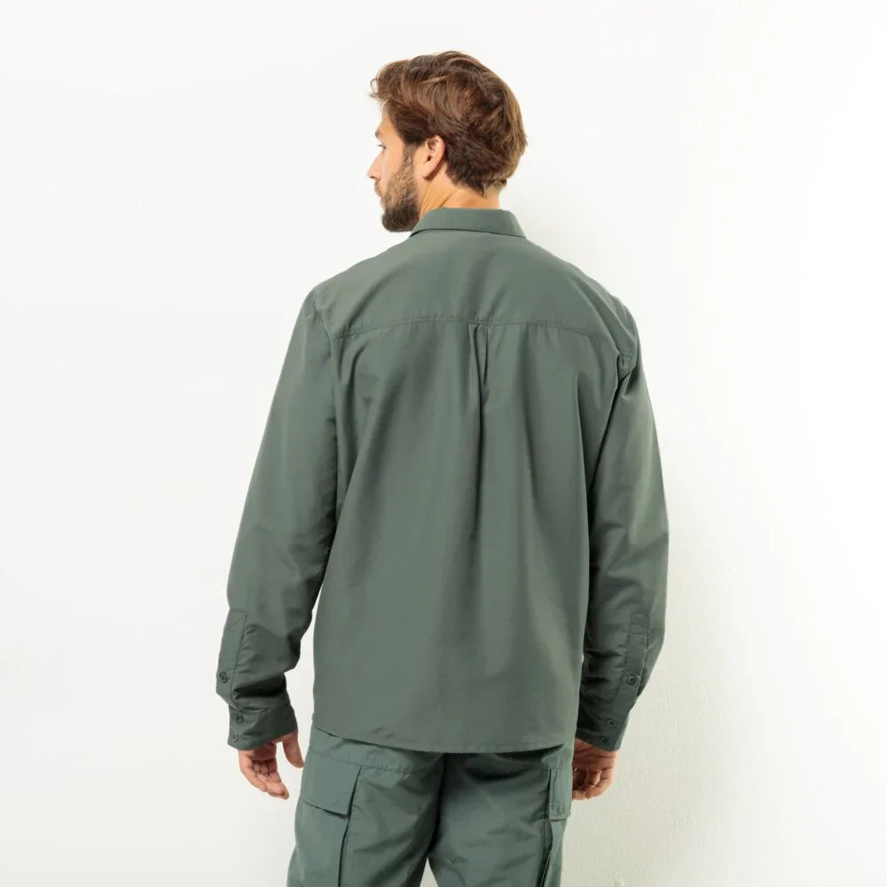 Chemise à manches longues Jack Wolfskin Barrier Mosquito Protection (hommes)