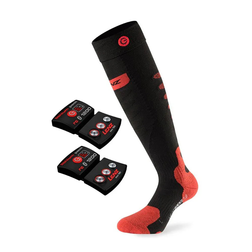 Lenz Set of Heat Socks 5.0 Toe Cap + rcB 1200 (unisex)