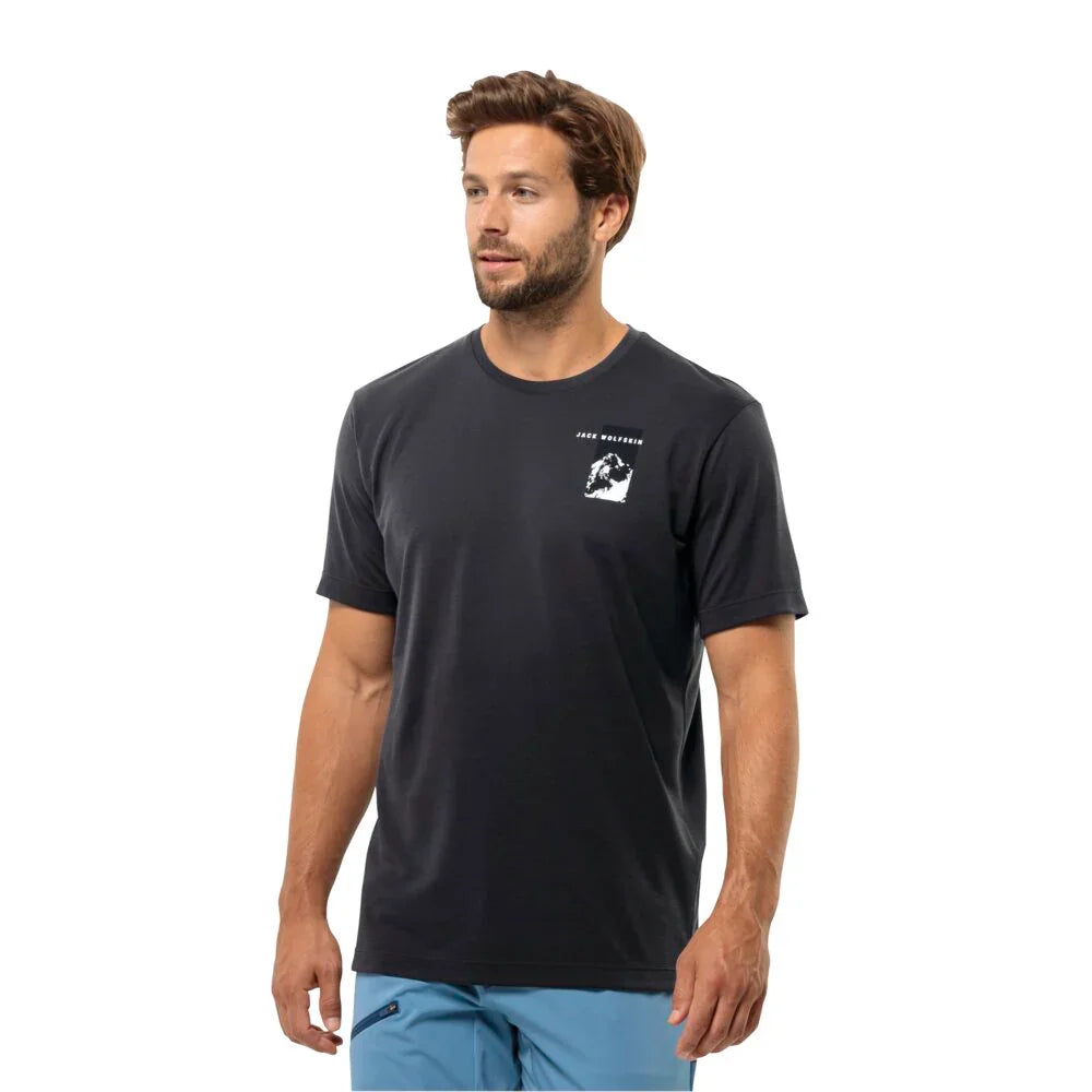 T-shirt Jack Wolfskin Vonnan Graphic (hommes)