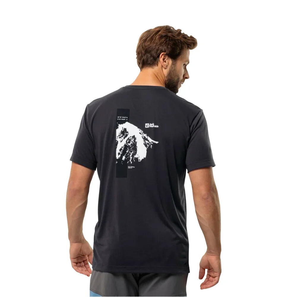 T-shirt Jack Wolfskin Vonnan Graphic (hommes)