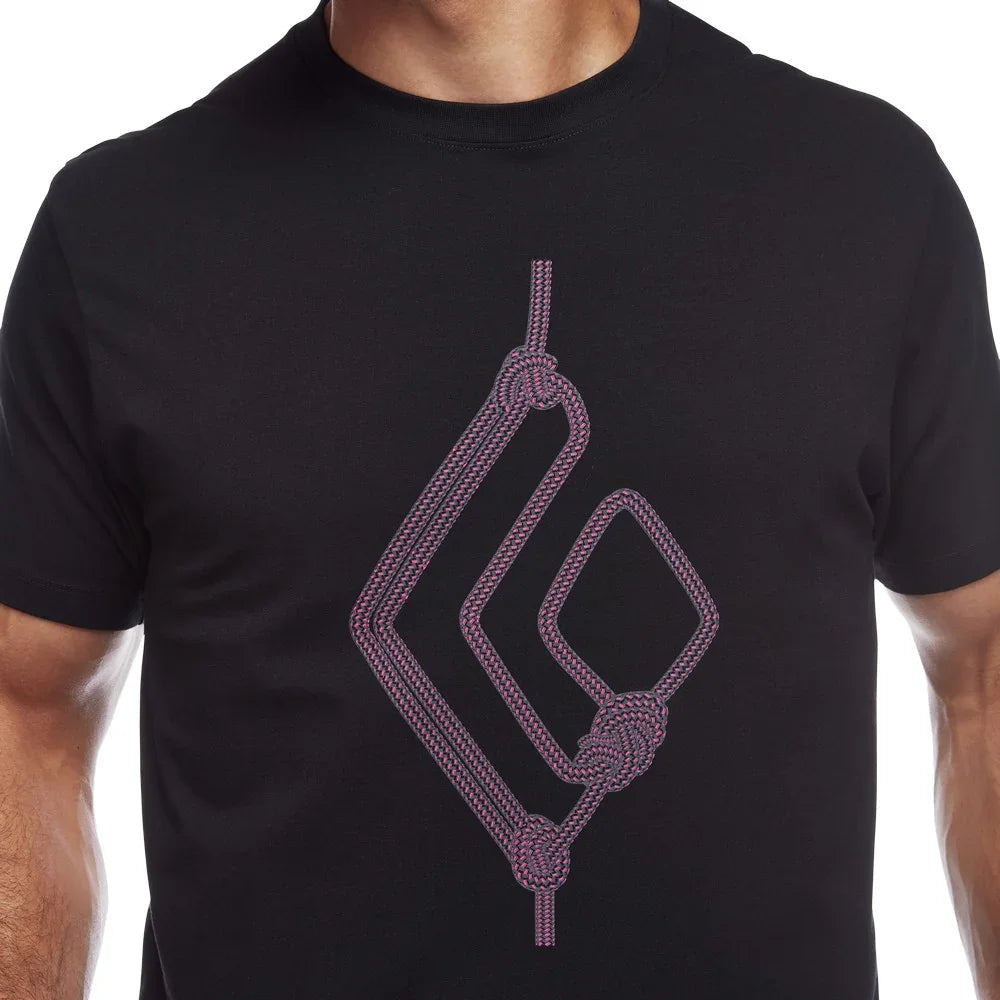 T-shirt Black Rope Diamond (hommes)