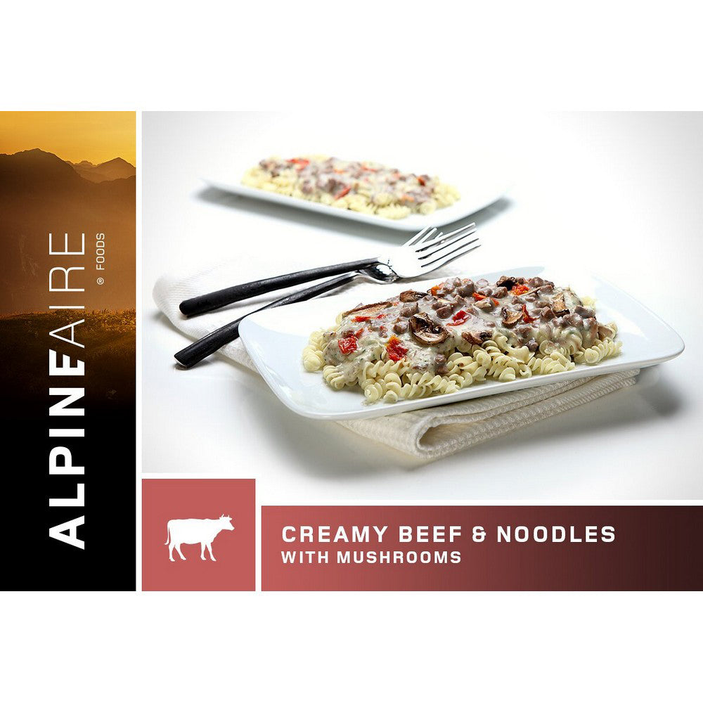 AlpineAire Creamy Beef Noodles with Mushrooms - Freezedried Meal