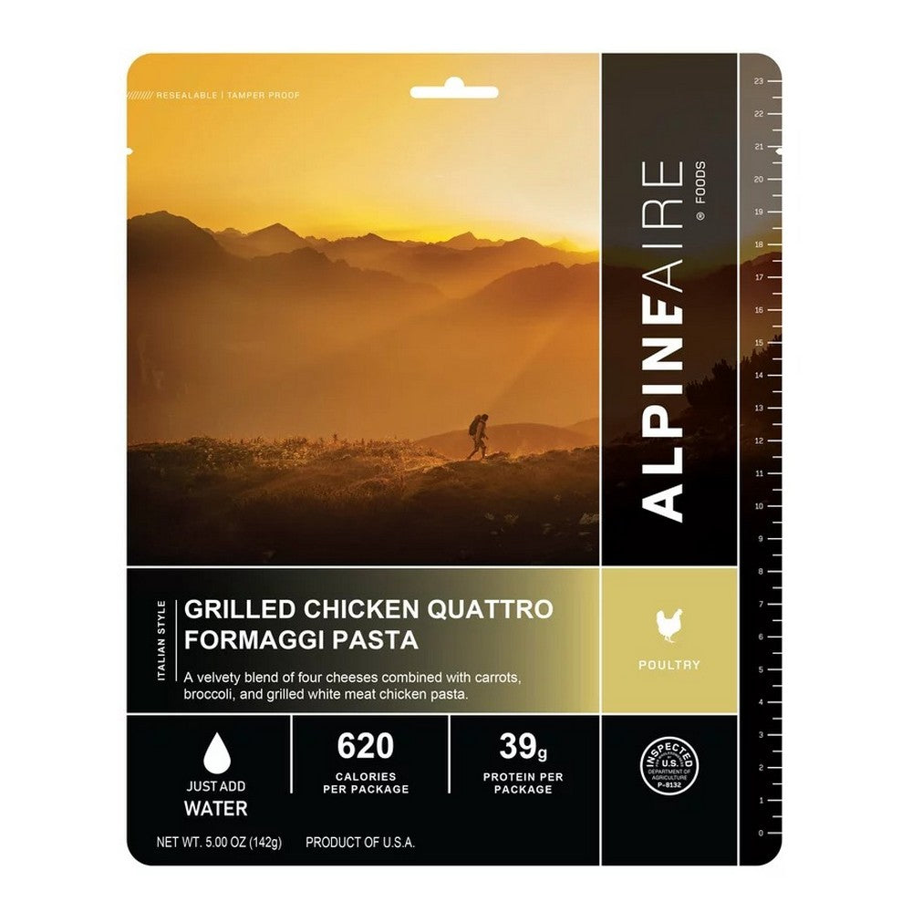 Alpine Aire Grilled Chicken Quattro Formaggi PastaFreeze-Dried Meals