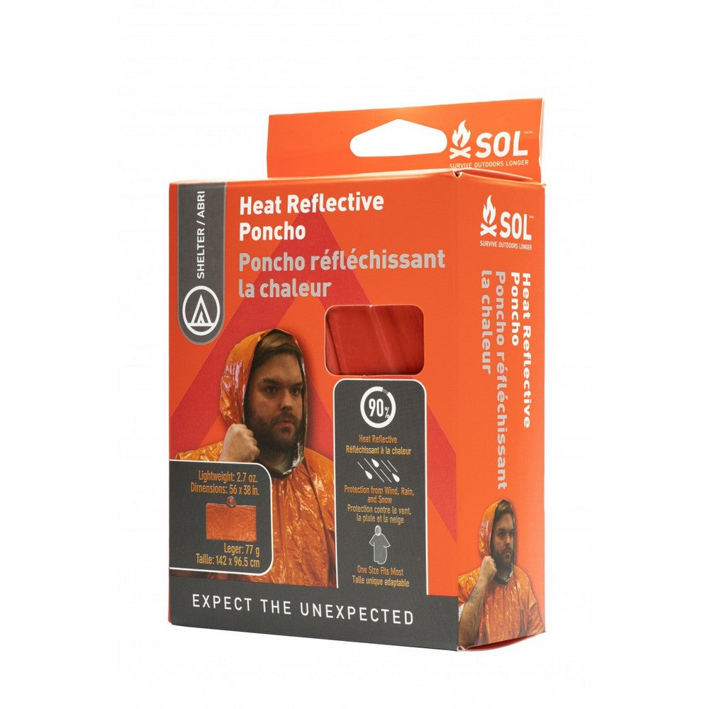 Poncho réfléchissant la chaleur SOL