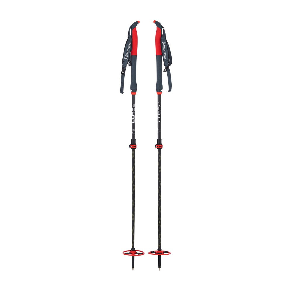 Bâtons de ski de fond hors-piste ajustables Asnes Polar 2-Section Carbon/Kevlar