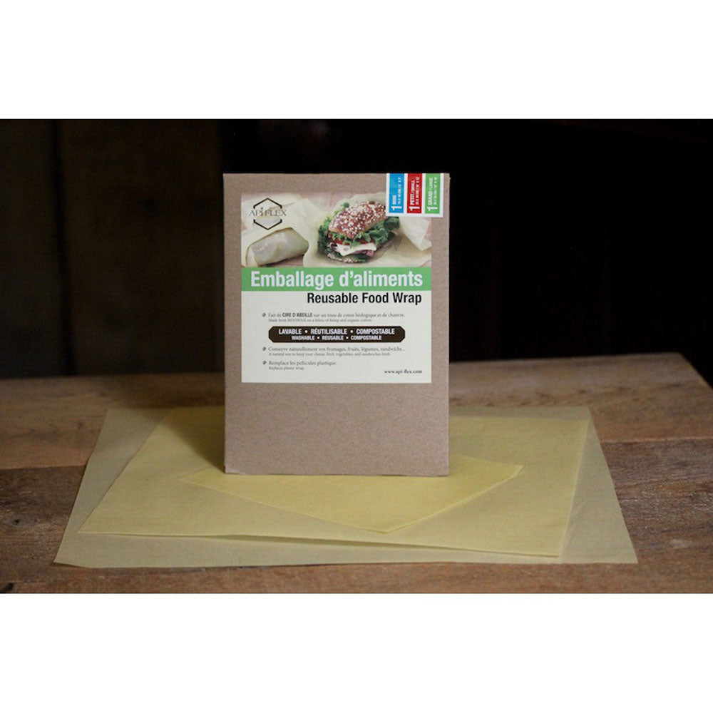 Api-Flex Assorted Reusable Food Wraps (3)