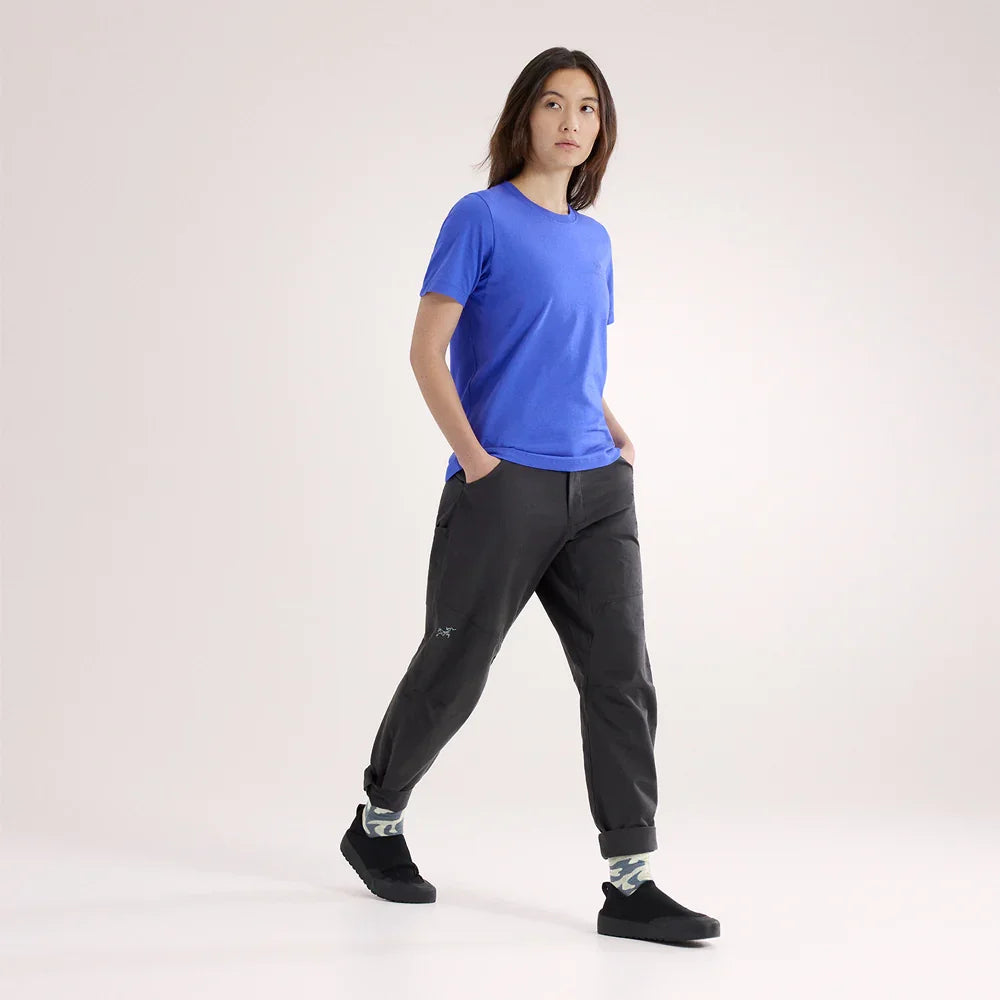 T-shirt Arc'teryx Kragg SL Cotton Emblem Crew (femmes)