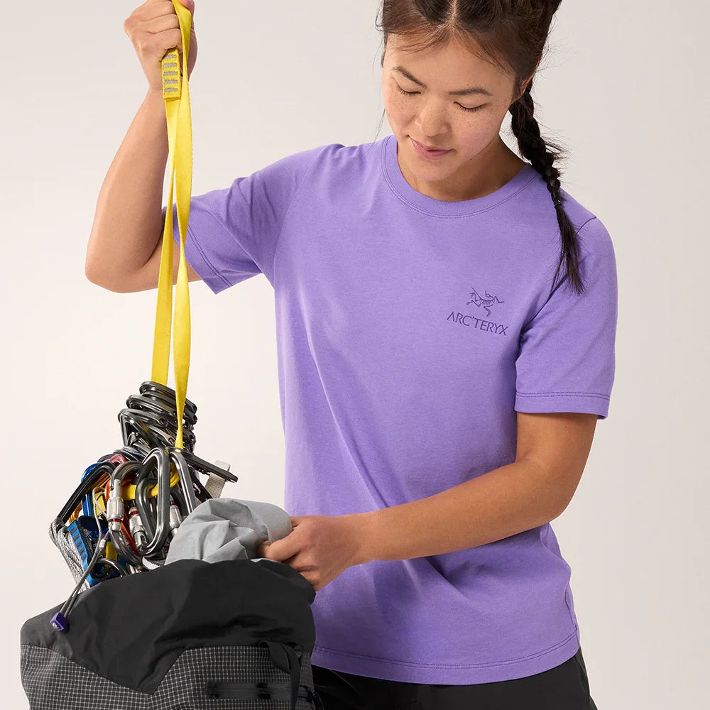 T-shirt Arc'teryx Kragg SL Cotton Emblem Crew (femmes)