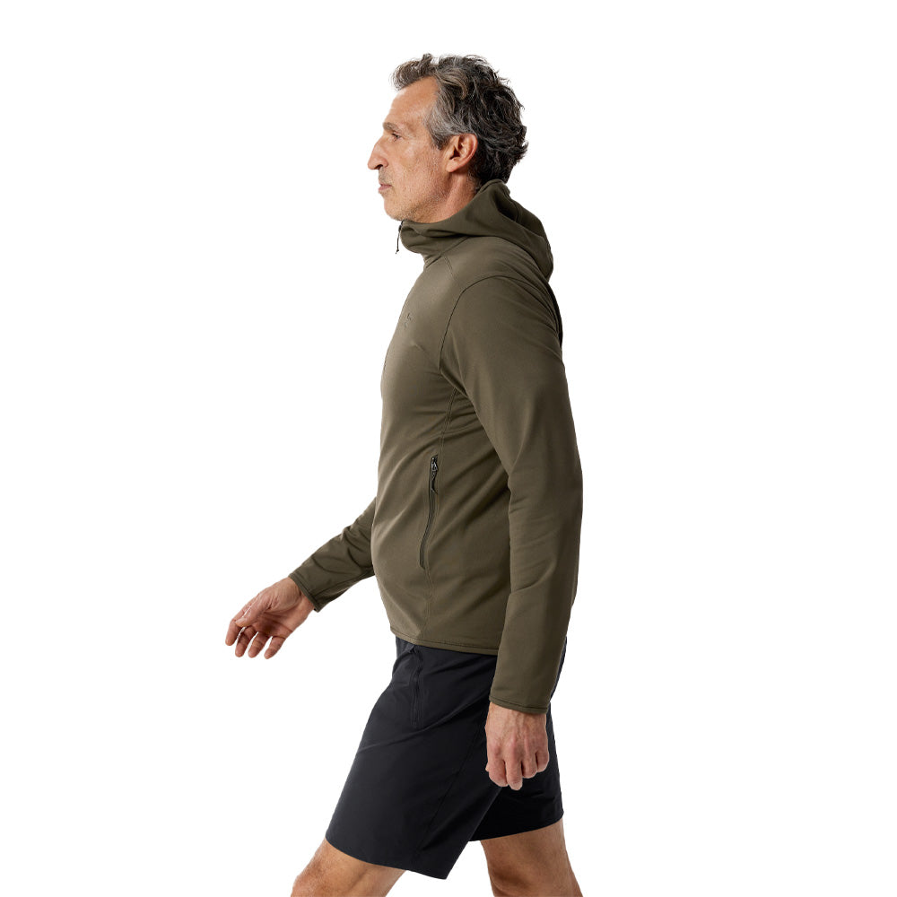 Manteau à capuchon en laine polaire Arc'teryx Kyanite Lightweight (hommes)