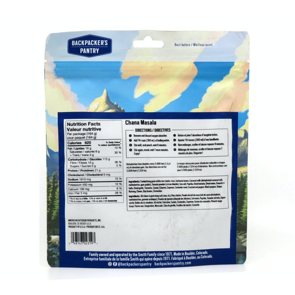 Chana Masala - Backpacker's Pantry Freeze-Dried Meal