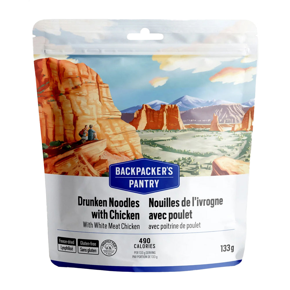 Backpacker's Pantry Drunken Noodles with Chicken Freezedried Meal