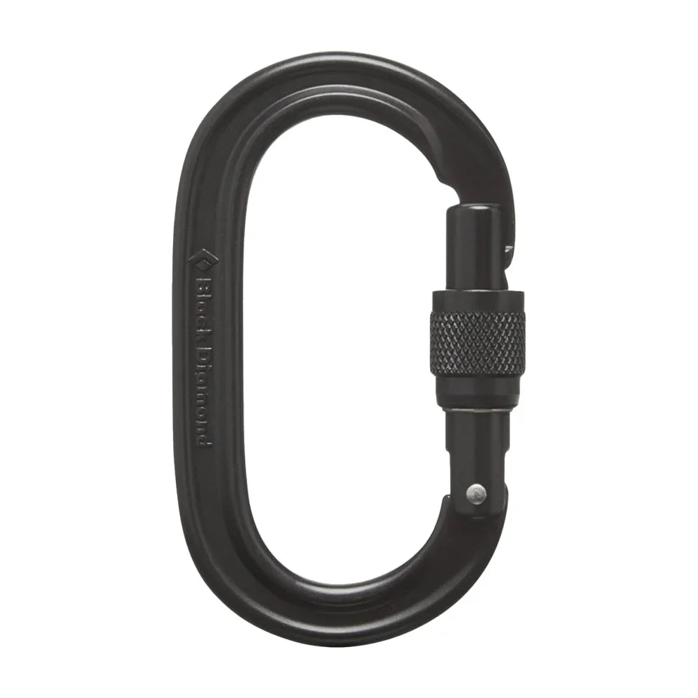 Mousqueton à vis Black Diamond Oval Keylock