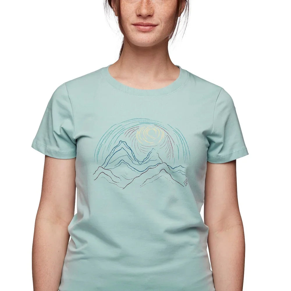 T-shirt Black Diamond Summit Scribble (femmes)