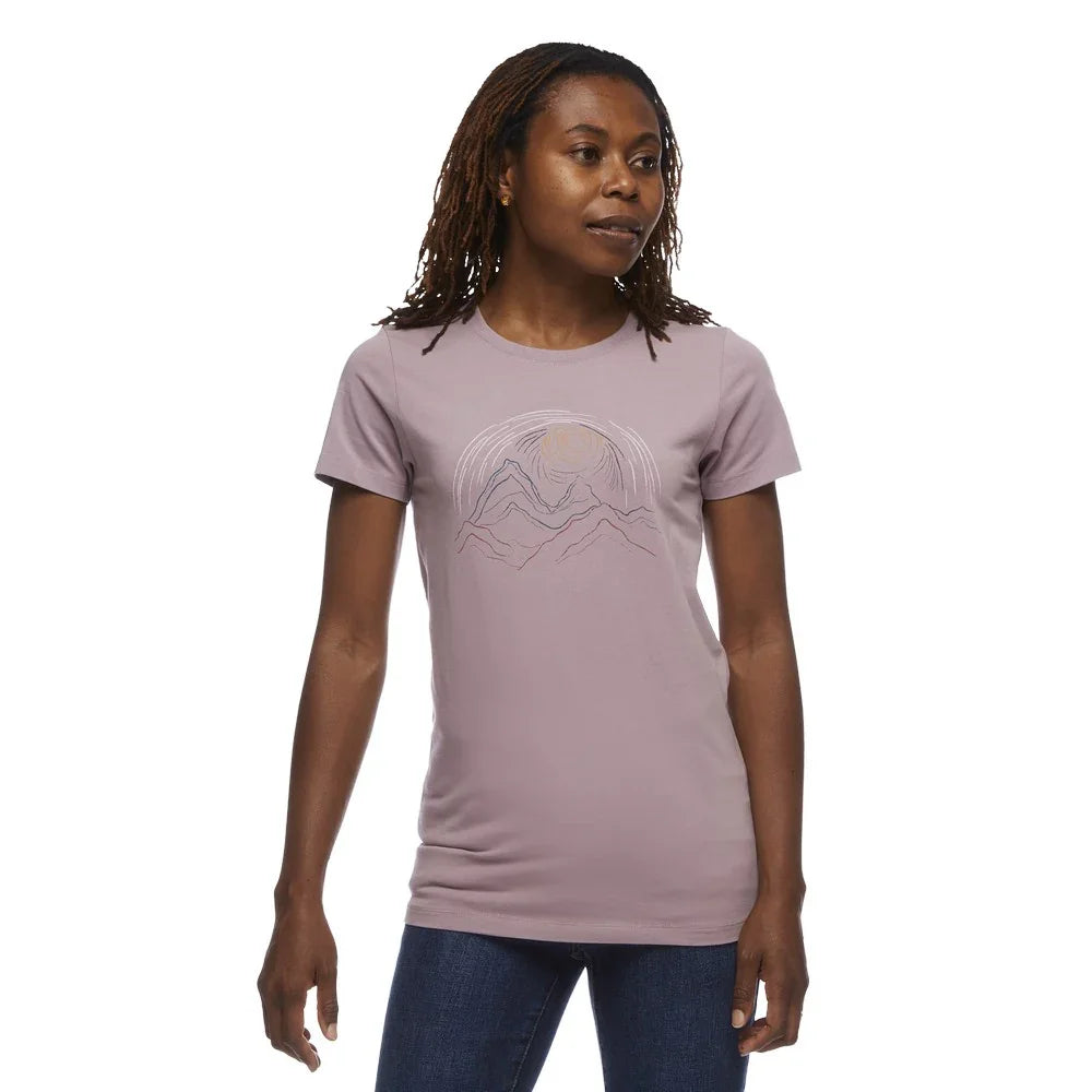 T-shirt Black Diamond Summit Scribble (femmes)
