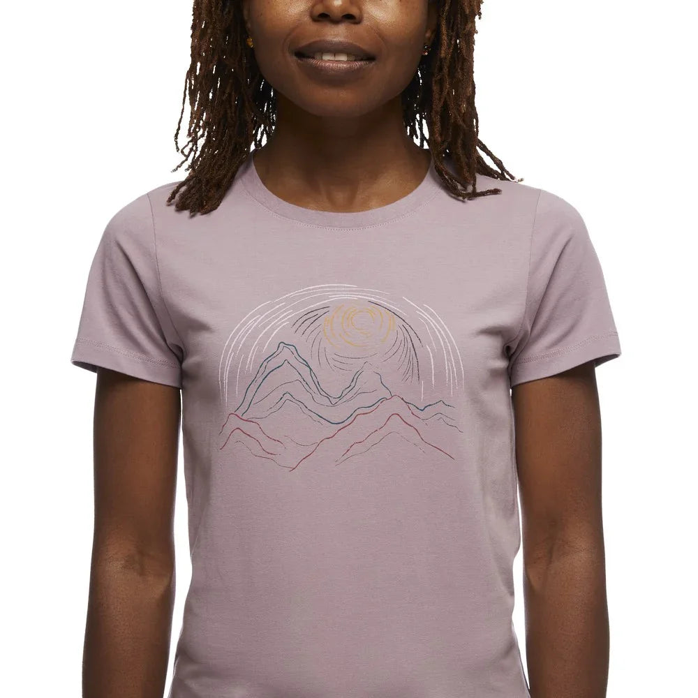 T-shirt Black Diamond Summit Scribble (femmes)
