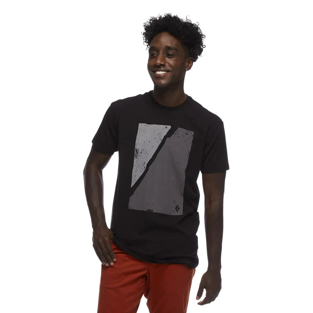 T-shirt Black Diamond Block Print Mountain (hommes)