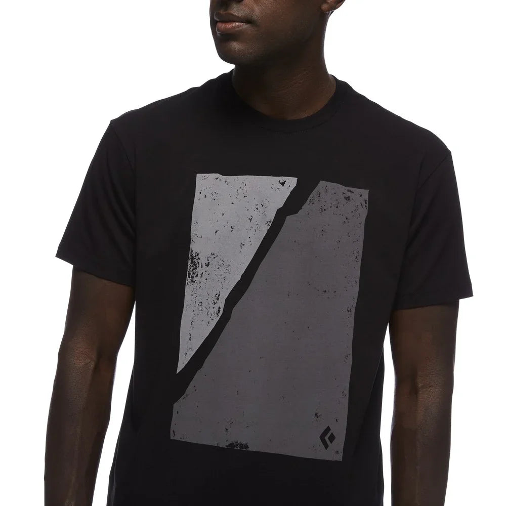 T-shirt Black Diamond Block Print Mountain (hommes)