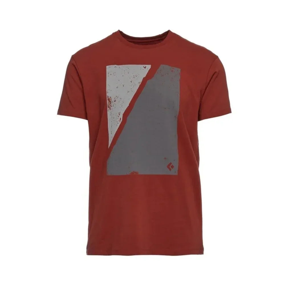 T-shirt Black Diamond Block Print Mountain (hommes)