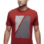 T-shirt Black Diamond Block Print Mountain (hommes)