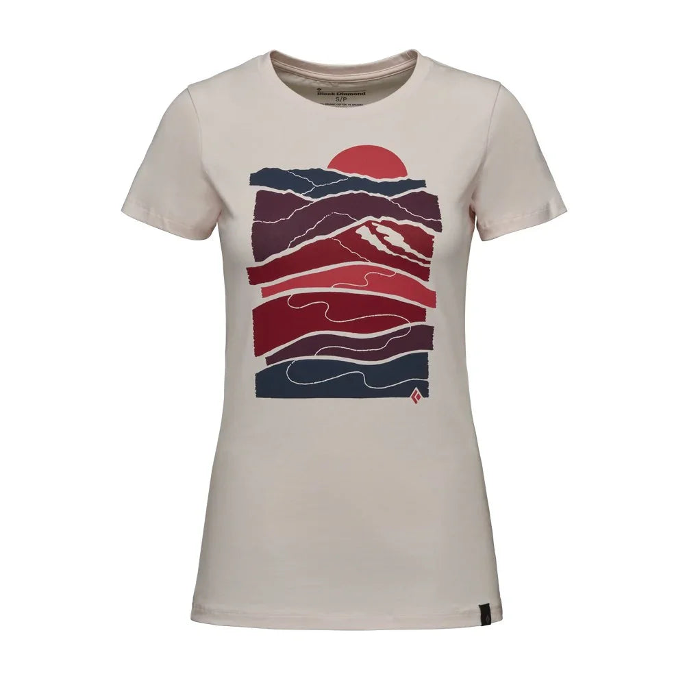 T-shirt Black Diamond Leveled Landscape (femmes)