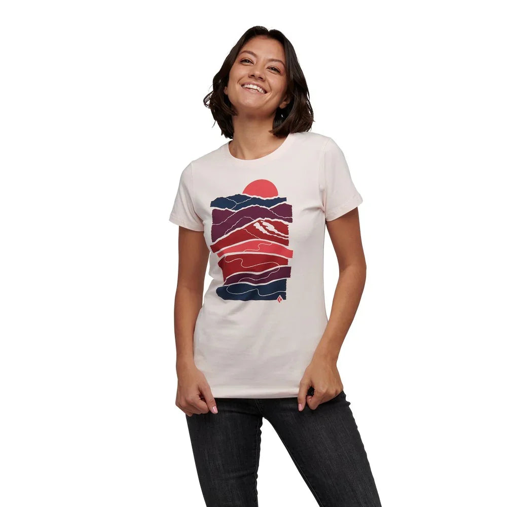 T-shirt Black Diamond Leveled Landscape (femmes)