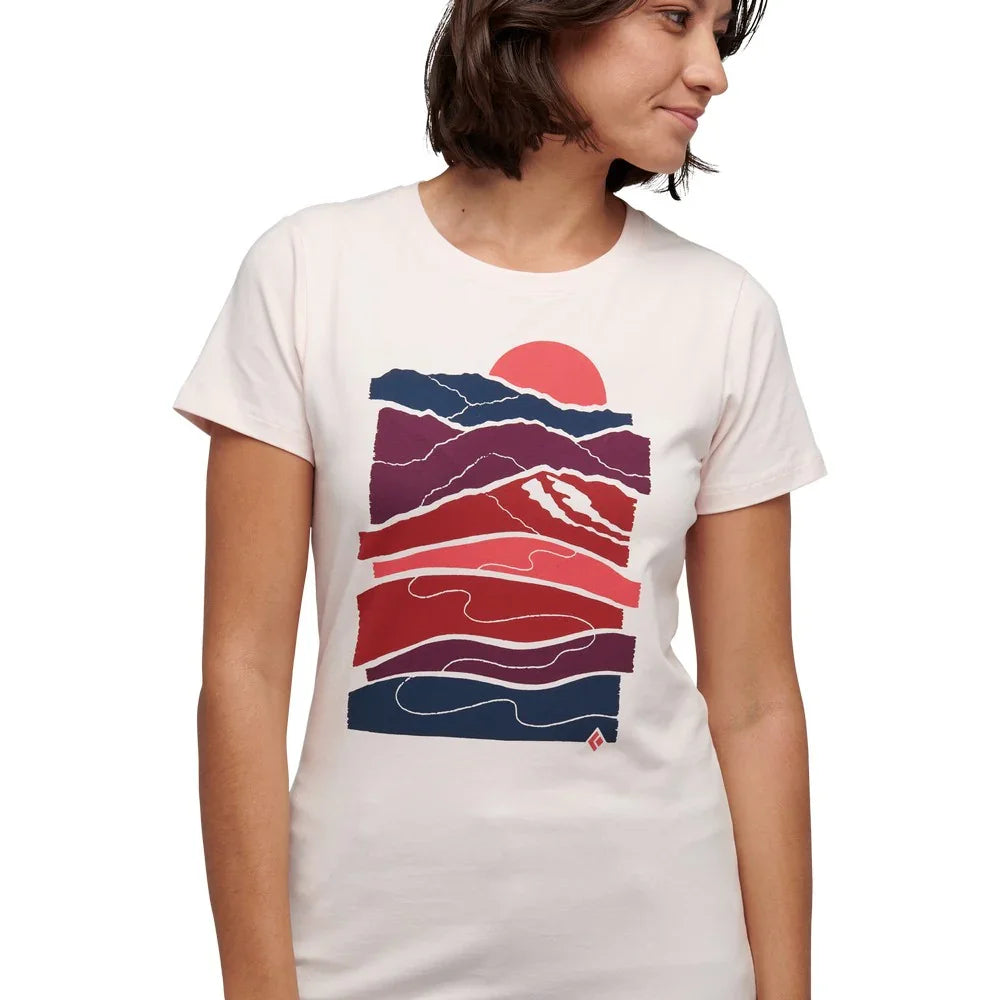 T-shirt Black Diamond Leveled Landscape (femmes)