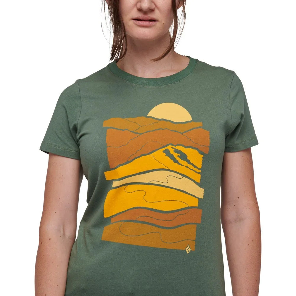 T-shirt Black Diamond Leveled Landscape (femmes)