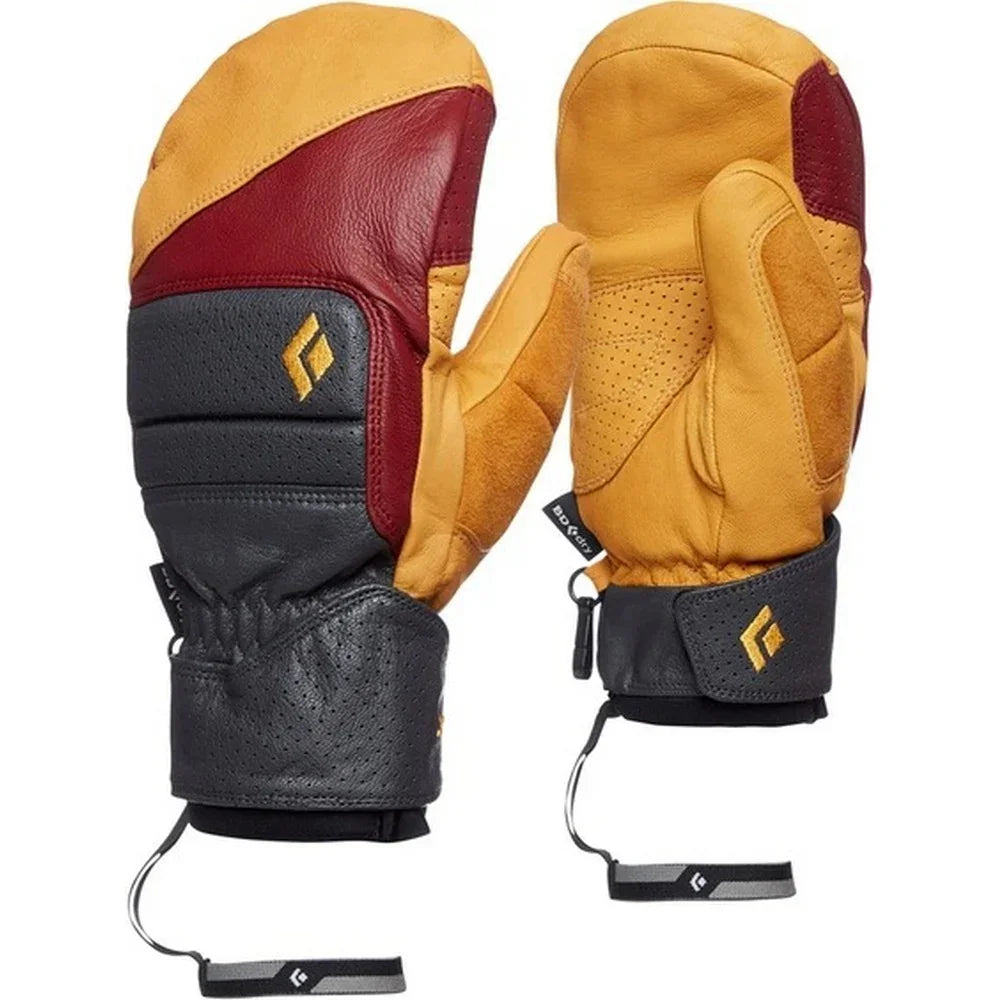 Black Diamond Spark Johnny Mittens - Amber/Dark Crimson