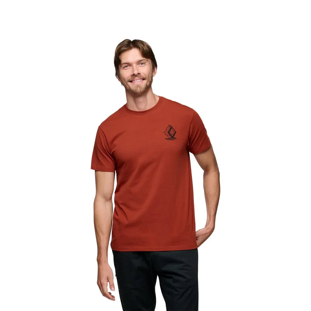 T-shirt Black Diamond Boulder (hommes)