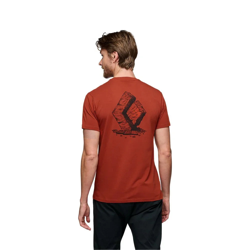 T-shirt Black Diamond Boulder (hommes)