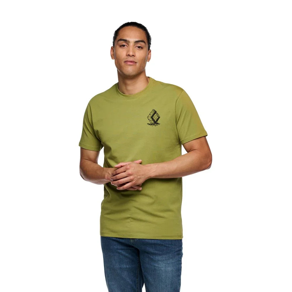 T-shirt Black Diamond Boulder (hommes)