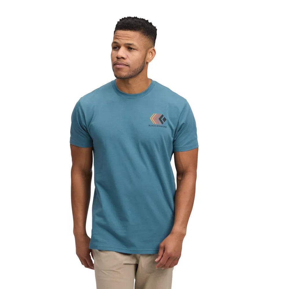 T-shirt Black Diamond Faded (hommes)