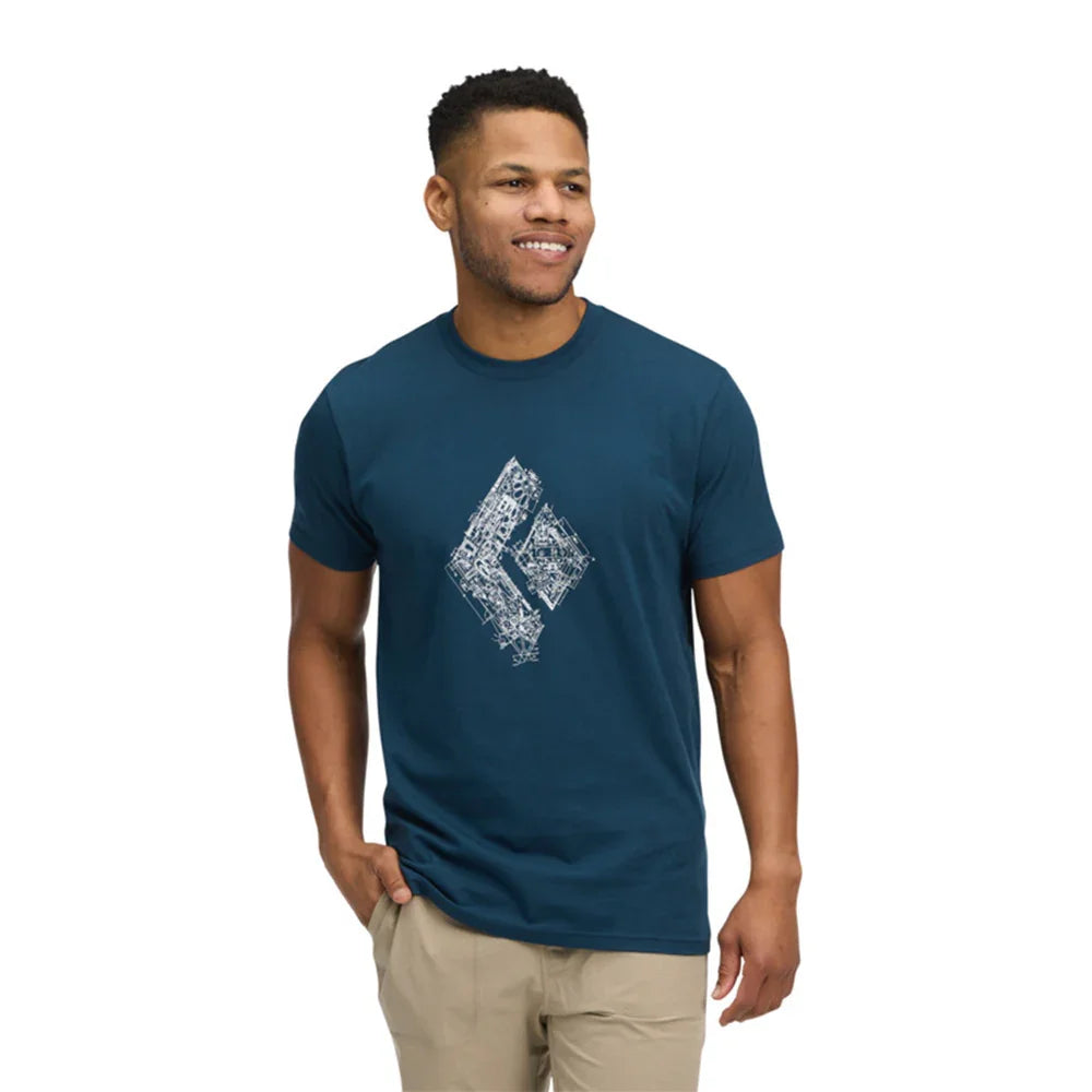 T-shirt Black Diamond Engineered Diamond (hommes)