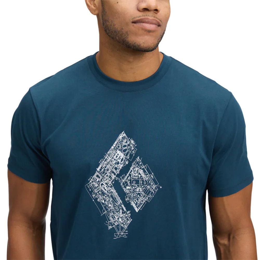 T-shirt Black Diamond Engineered Diamond (hommes)