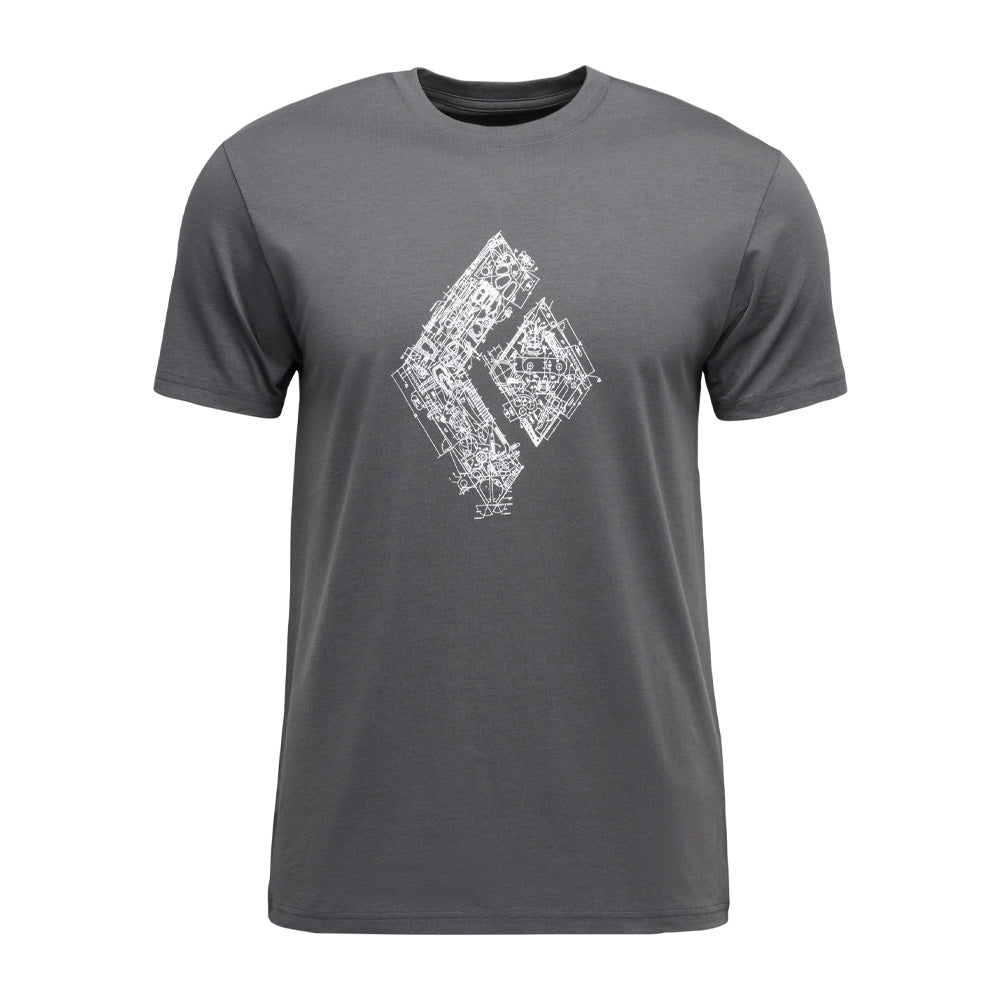 T-shirt Black Diamond Engineered Diamond (hommes)