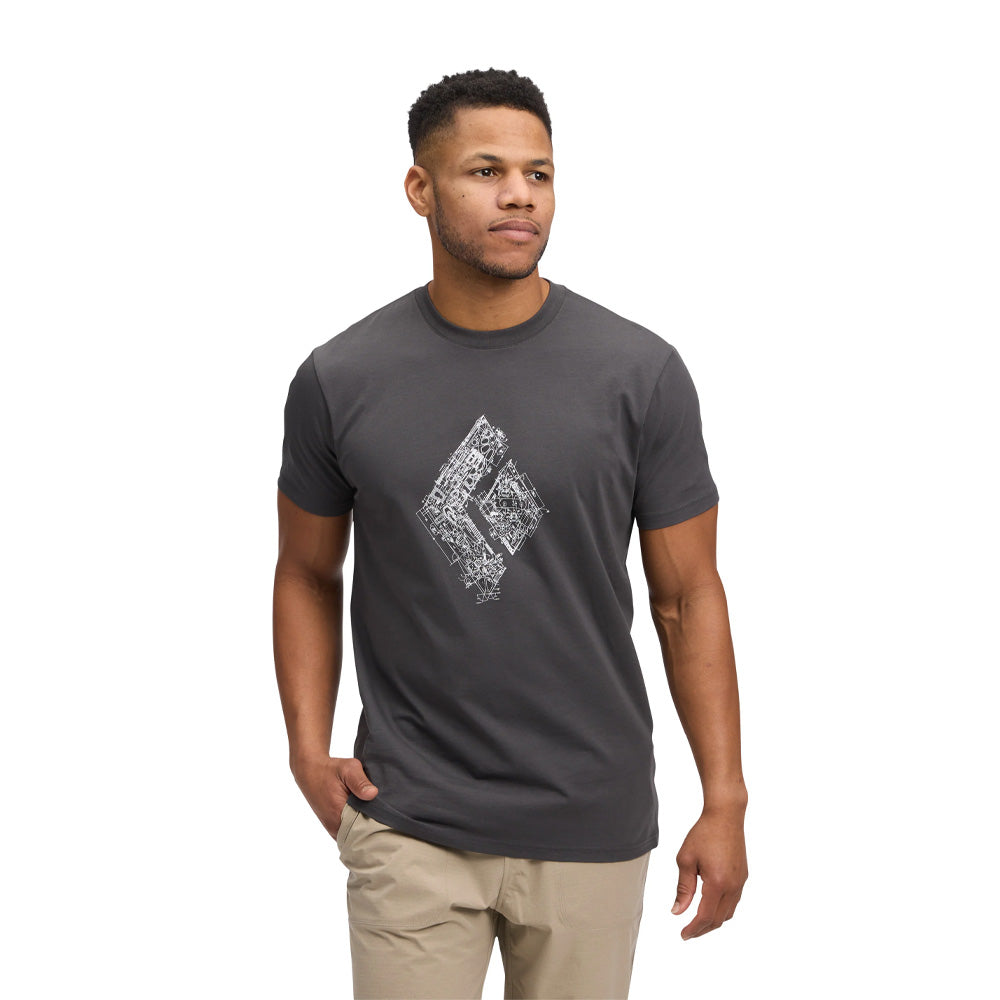 T-shirt Black Diamond Engineered Diamond (hommes)